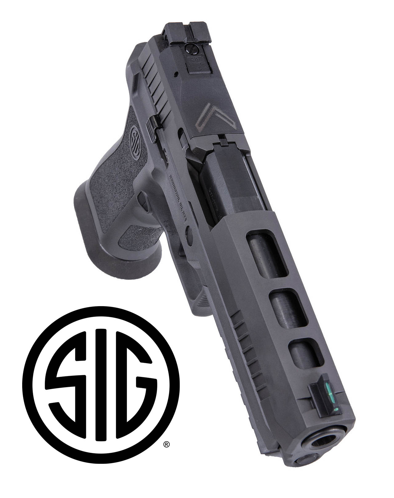 P320X5 LEGION R2 ADJ REAR, MOD HEAVY X GRIP, (3) 17RD STEEL MAG,
