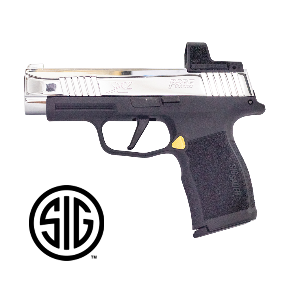 SIG SAUER 365XL-9-BXR3 -RXZ CHROME/GOLD CAL 9MM SEMI AUTO PISTOL