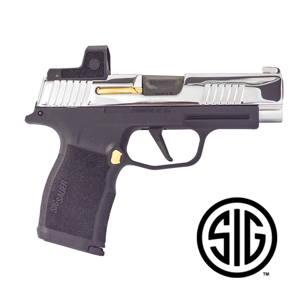 SIG SAUER 365XL-9-BXR3 -RXZ CHROME/GOLD CAL 9MM SEMI AUTO PISTOL